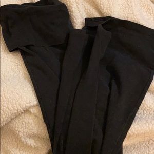 Pink Victoria secret flare yoga pants